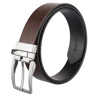 Men's Genuine Leather Belt |Buckle| Brown